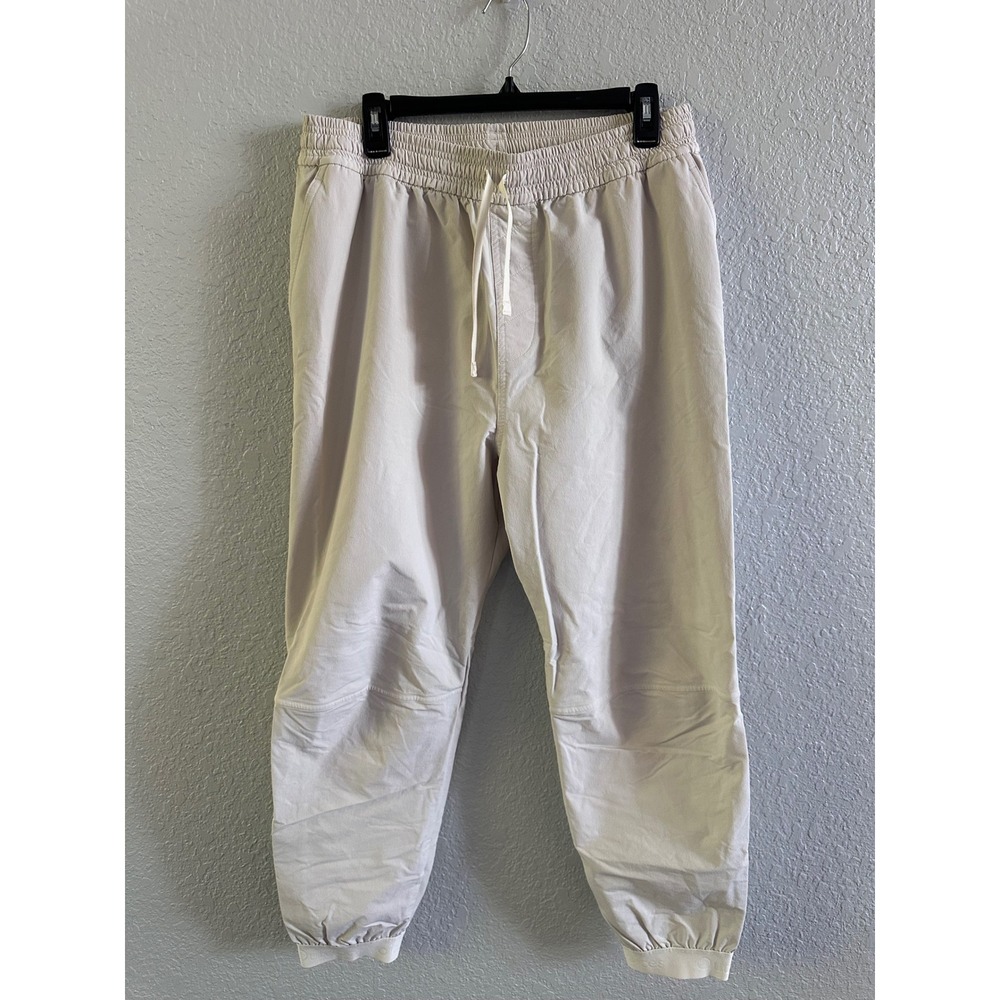 Outdoor Voices Mens Rectrek Joggers Bone Beige XL Stretch Hiking Pants